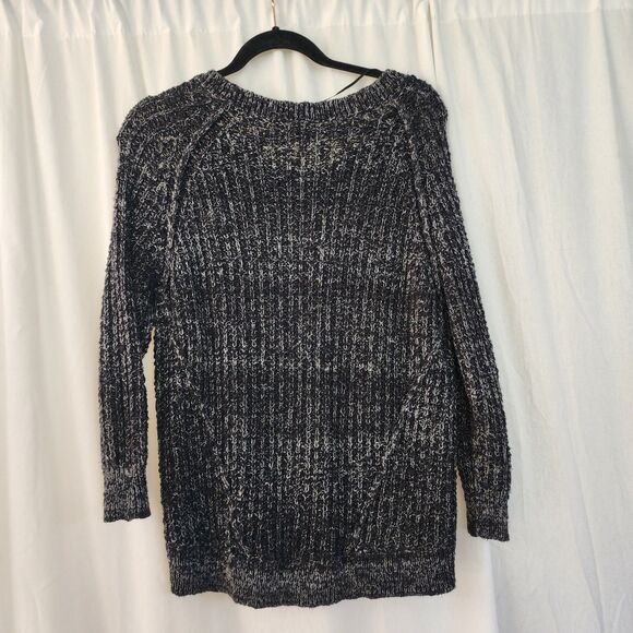 Free People Slouchy Sweater Size XS  Oversized Grunge, Rockabilly Boho, Gray - Picture 2 of 7
